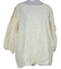 Dámská béžová vzorovaná halenka TU 