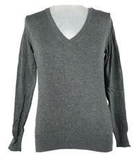 Dámský šedý svetr H&M