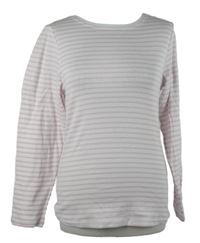 Dámské bílo-růžové pruhované triko Matalan 