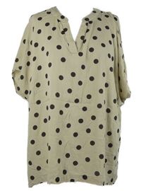 Dámská béžovo-hnědá puntíkovaná halenka Kaffe 