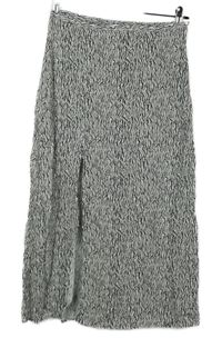 Dámská černo-šedo-bílá vzorovaná midi sukně H&M