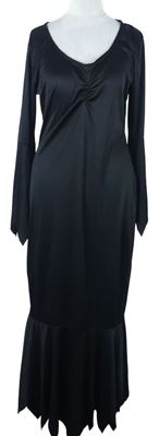 Kostým - Dámské černé šaty s cípy