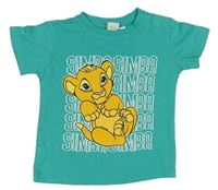 Tyrkysové tričko se Simbou zn. Disney