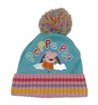 Modro-růžová čepice s Peppa pig Tu