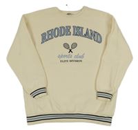 Smetanová mikina s nápisem Primark