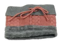 Růžovo-šedý nákrčník