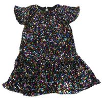 Černé flitrované šaty 