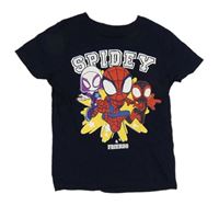 Tmavomodré tričko se Spidermanem George