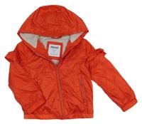 Červená šusťáková jarní bunda s kapucí Primigi