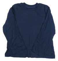 Tmavomodré triko Primark