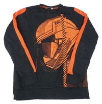 Černá mikina s potiskem - Star wars 