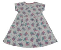 Bílé bavlněné šaty s mořskými vílami Kiki&Koko