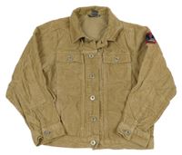 Béžová manšestrová bunda H&M