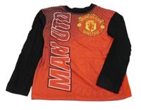 Červeno-černé pyžamové fotbalové triko Manchester United