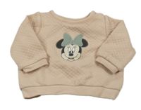 Světlerůžová vzorovaná oversize mikina s Minnií C&A