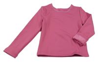 Růžové zateplené triko Primark