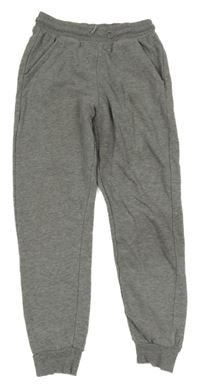 Šedé melírované tepláky Nutmeg