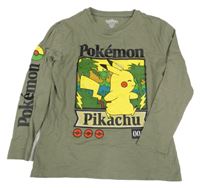 Khaki triko Pikachu 