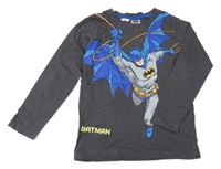 Tmavošedé triko s Batmanem 