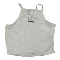 Bílý crop top New Look