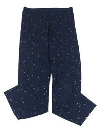 Tmavomodré puntíkaté legíny TCM