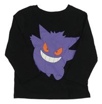 Černé triko s pokémonem H&M