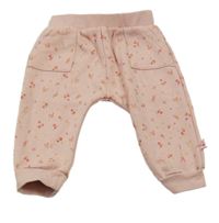 Světlerůžové turecké tepláky s kytičkami RIVER ISLAND