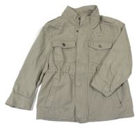 Khaki riflová parka H&M