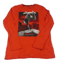 Červené triko se skateboardistou zn. C&A