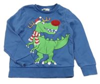 Modrá mikina s dinosaurem C&A