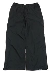 Černé šusťákové nepromokavé kalhoty