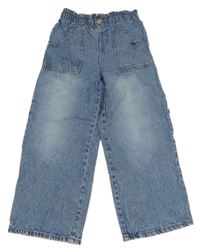 Modré wide leg rifle