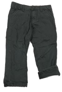 Černé plátěné podšité chino kalhoty Orchestra