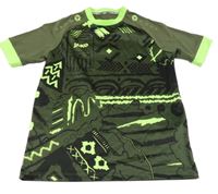 Khaki vzorované sportovní tričko Jako