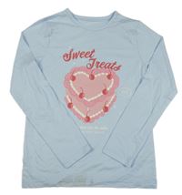 Světlemodré triko s dortem George