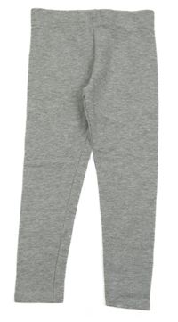 Šedé melírované teplé legíny Alive