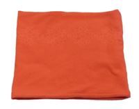 Červený fleecový nákrčník 