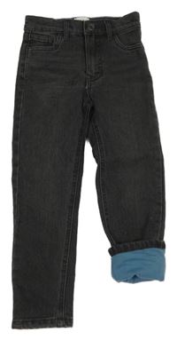 Tmavošedé podšité skinny rifle Pocopiano