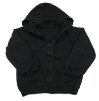 Černá propínací mikina s kapucí George