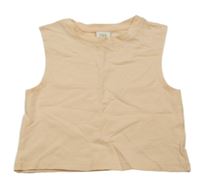 Meruňkový crop top Zara