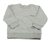 Šedá melírovaná mikina s logem McKenzie