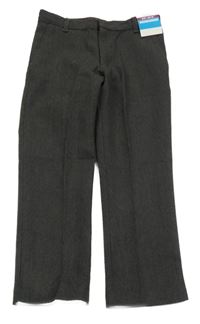 Nové - tmavošedé společenské chino kalhoty George