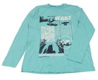 Světlemodré triko s potiskem George