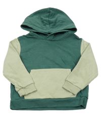 Zelená mikina s kapucí H&M