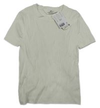 Nové - bílé žebrované úpletové tričko H&M