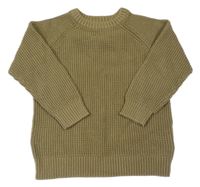 Khaki svetr Next