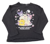 Tmavošedé triko s Hello Kitty Zara