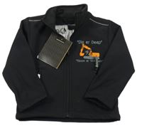 Nové - Černá softshellová funkční bunda s bagrem Regatta