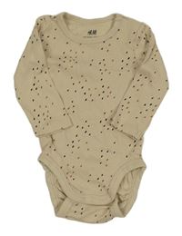 Béžové puntíkaté body H&M
