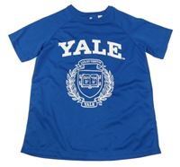 Tmavomodré sportovní tričko s nápisy a číslem H&M